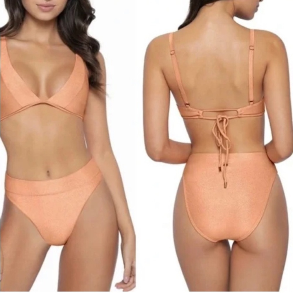 NWT PQ Swim Citrine High Waist Teeny
Bikini Bottom